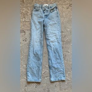 Aritzia denim forum 90s high rise jean